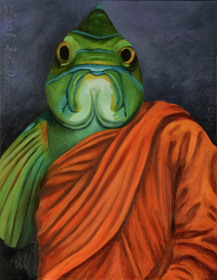 Monk Fish Painting by Leah Saulnier The Painting Maniac