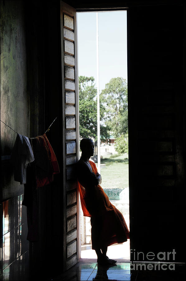 Cambodia Photograph - Monk by Marion Galt