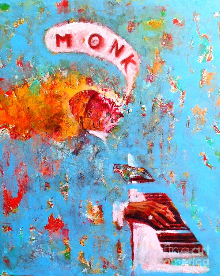 Jazz Painting - Monk by Massimo Chioccia