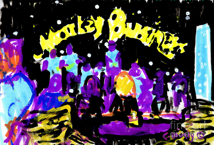 Monkey Business Painting by Candace Lovely
