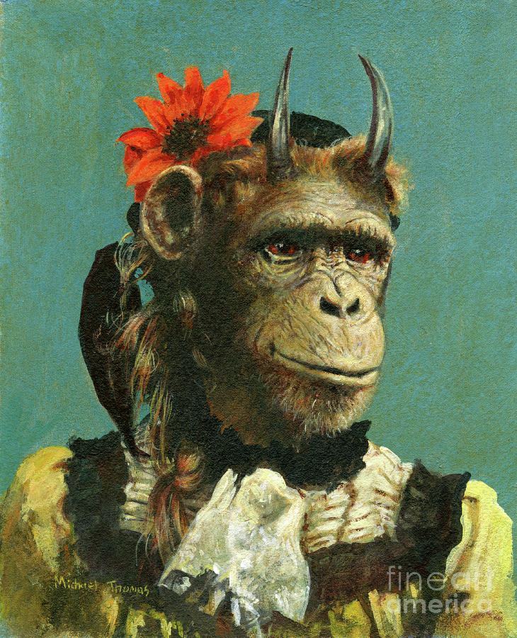 Monkey Demon Painting
