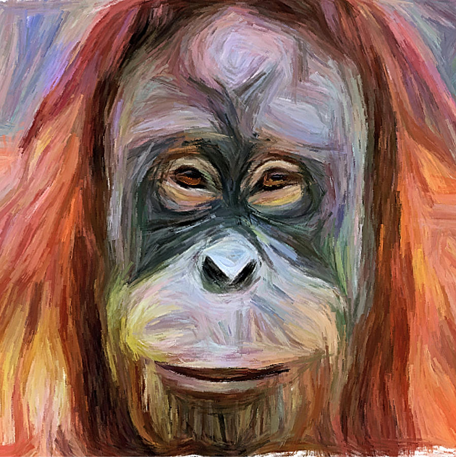 Monkey Fun Digital Art By Yury Malkov Fine Art America