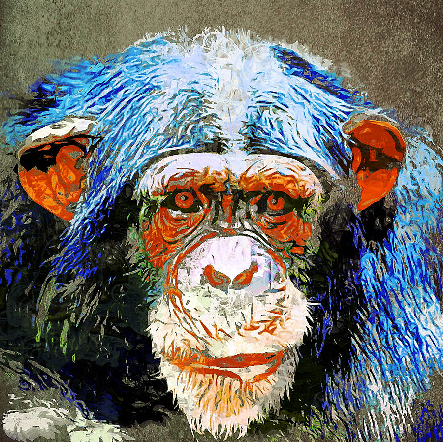 Monkey Funkey 2 Digital Art By Yury Malkov