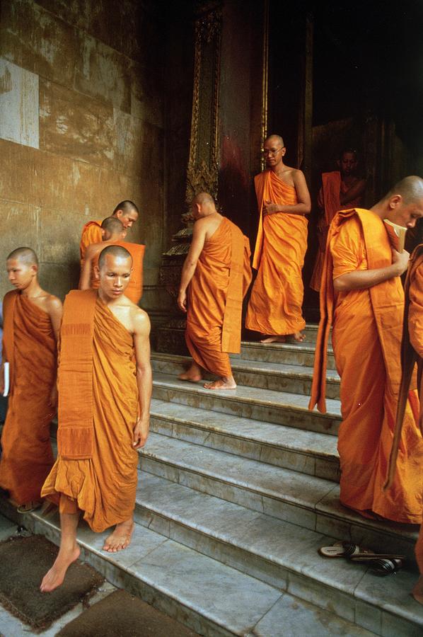 Monks Photograph by Valerie Brown
