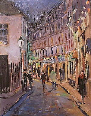 Monmartre Painting by Walter Casaravilla
