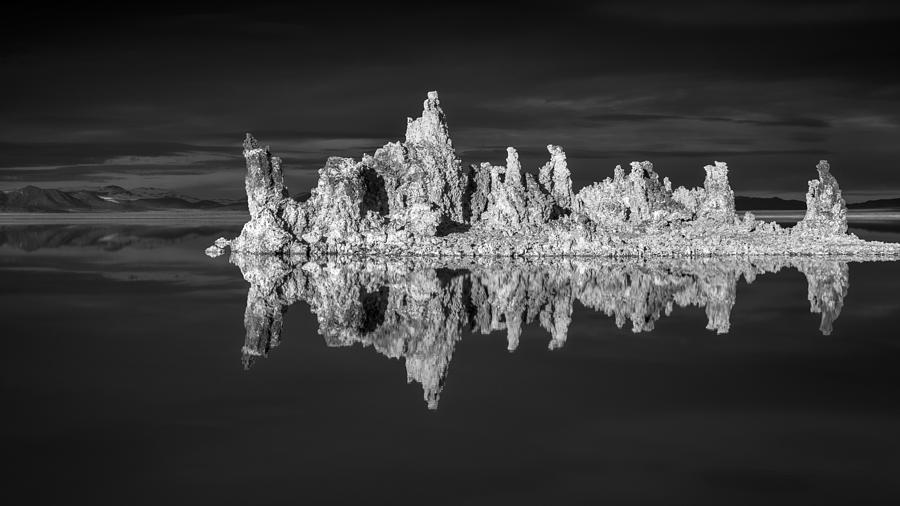 Mono Lake in Monochrome Photograph by Joseph Smith