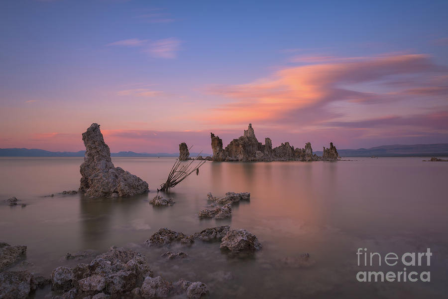 Mono Lake Long Exposure Sunset  Photograph by Michael Ver Sprill