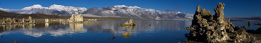 Mono lake pano Photograph by Wes and Dotty Weber