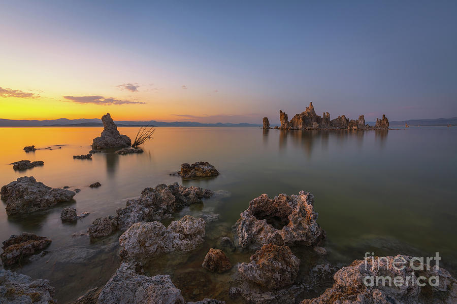 Mono Lake Pods Sunset  Photograph by Michael Ver Sprill