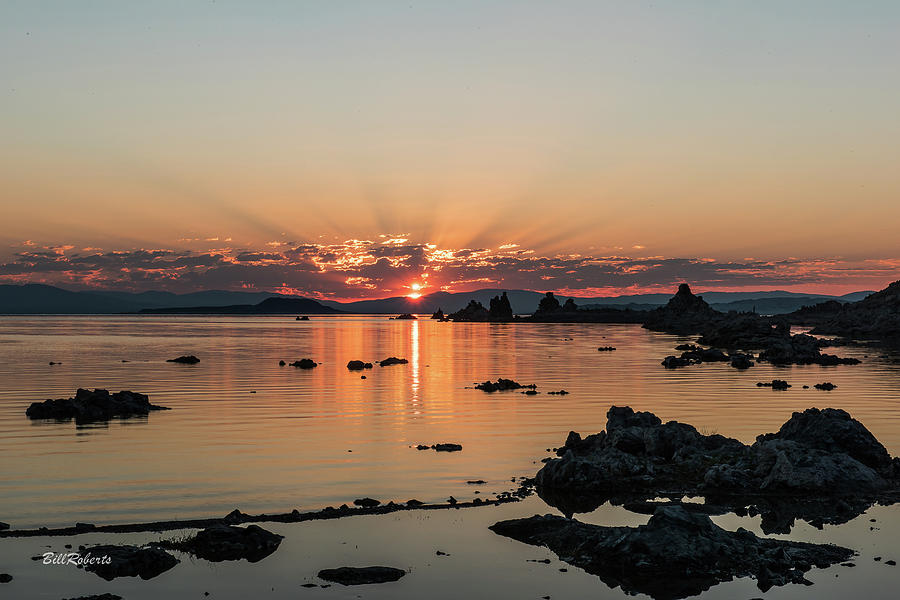 Mono Lake Sunrise Sequence - 4  Photograph by Bill Roberts