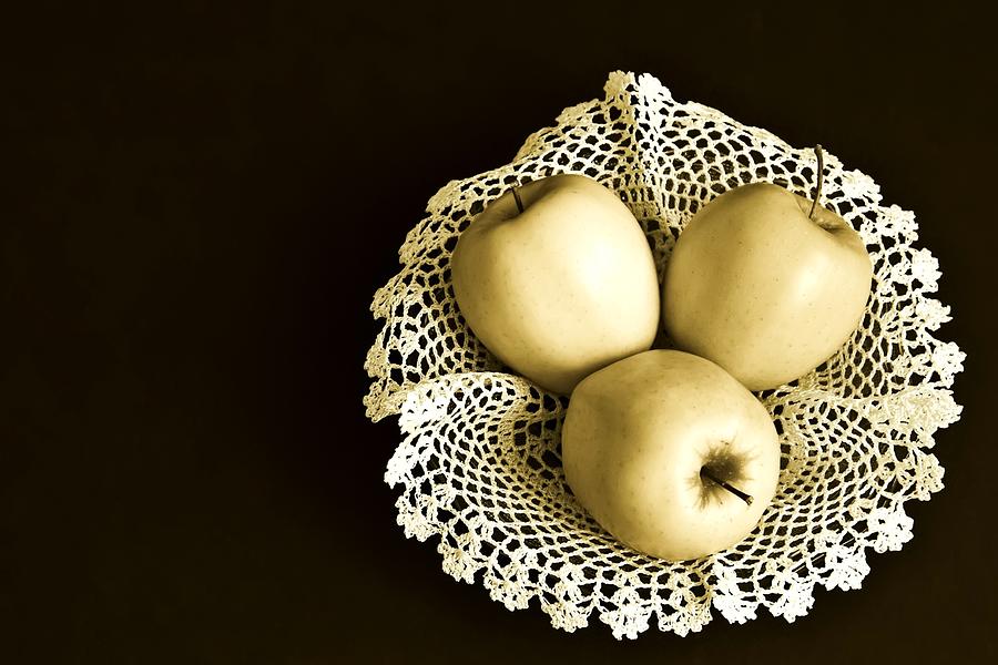 Monochromatic Apples Photograph by Tatiana Travelways