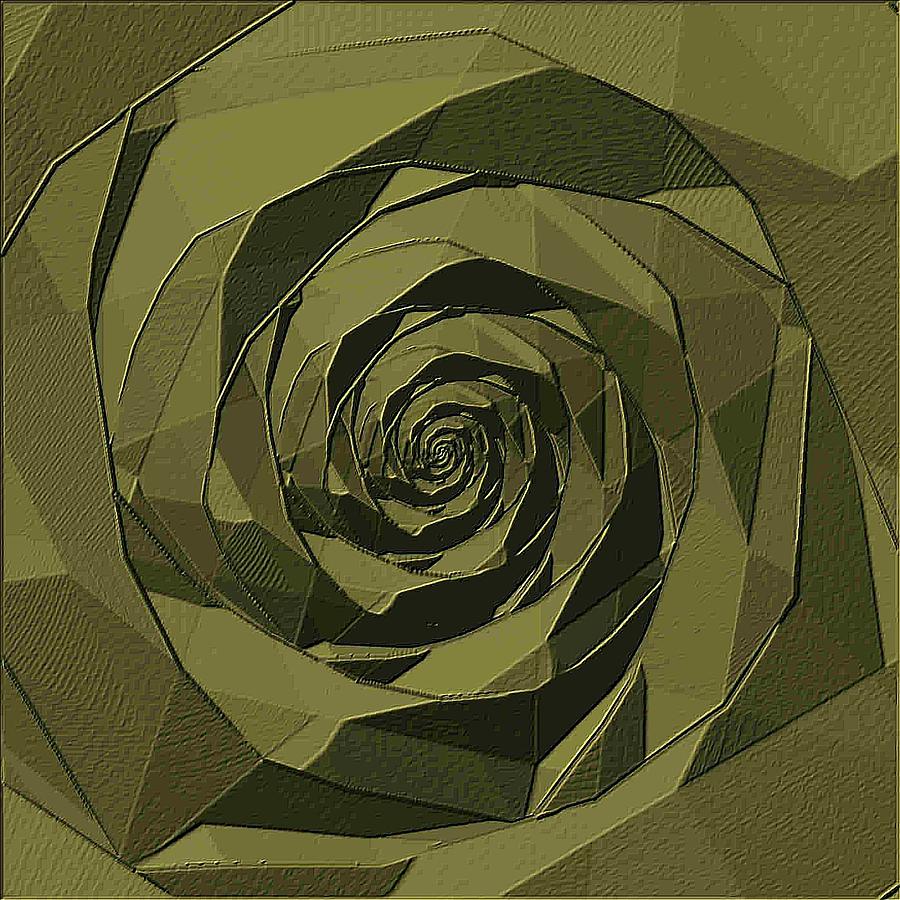Monochromatic Rose Digital Art by Dragica  Micki Fortuna
