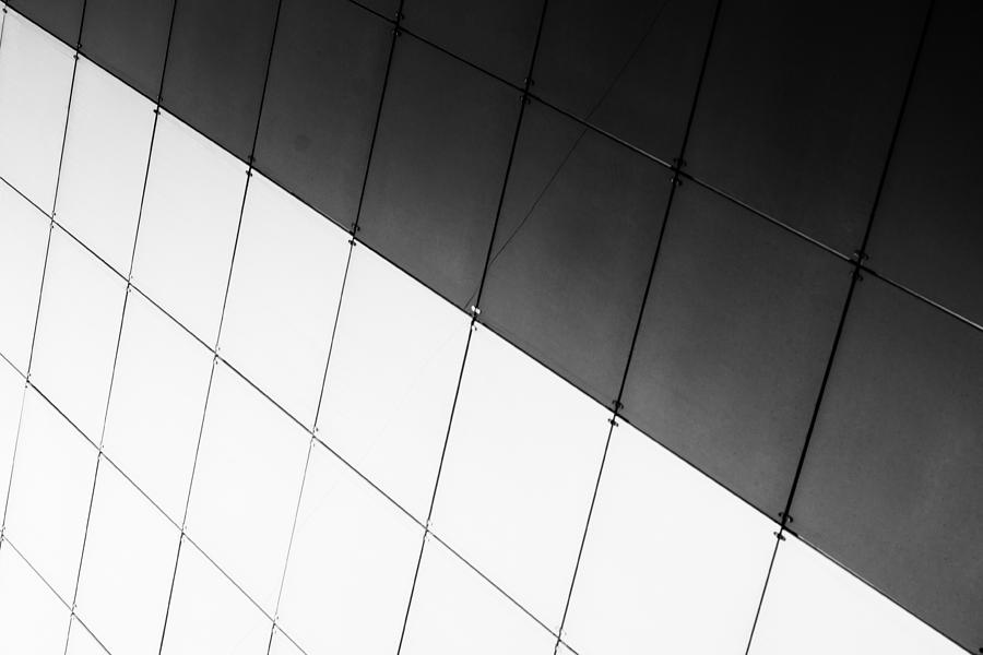 Monochrome Building Abstract 3 Photograph by John Williams