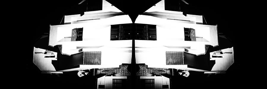 Monochrome Building Symmetry Abstract Photograph by John Williams