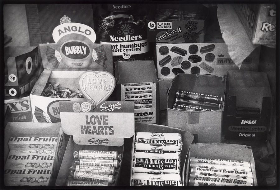 Candy Photograph - Monochrome Candy by Charles Stuart Candy Photograph - Monochrome Candy by Charles Stuart