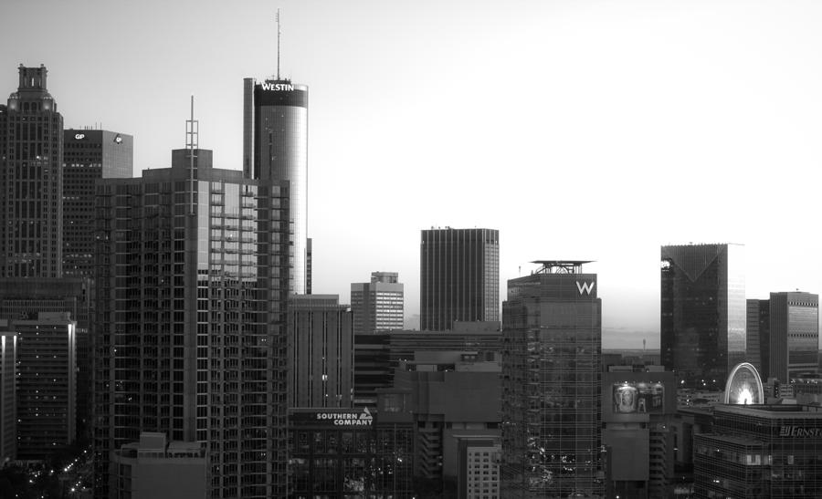 Monochrome City Photograph by Mike Dunn