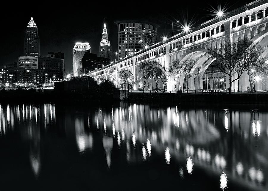 Monochrome Cleveland Photograph by Frozen in Time Fine Art Photography