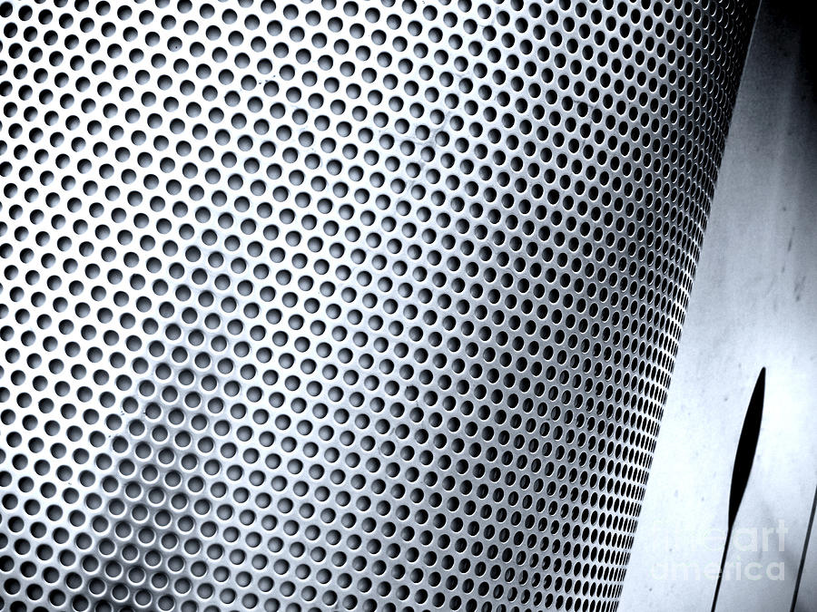 Monochrome Metal Grid Photograph by Emilio Lovisa