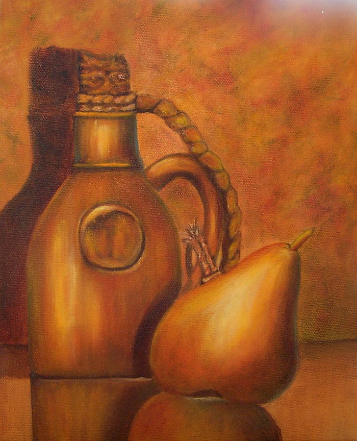 Still Life Painting - Monochrome Reflections---SOLD by Susan Dehlinger