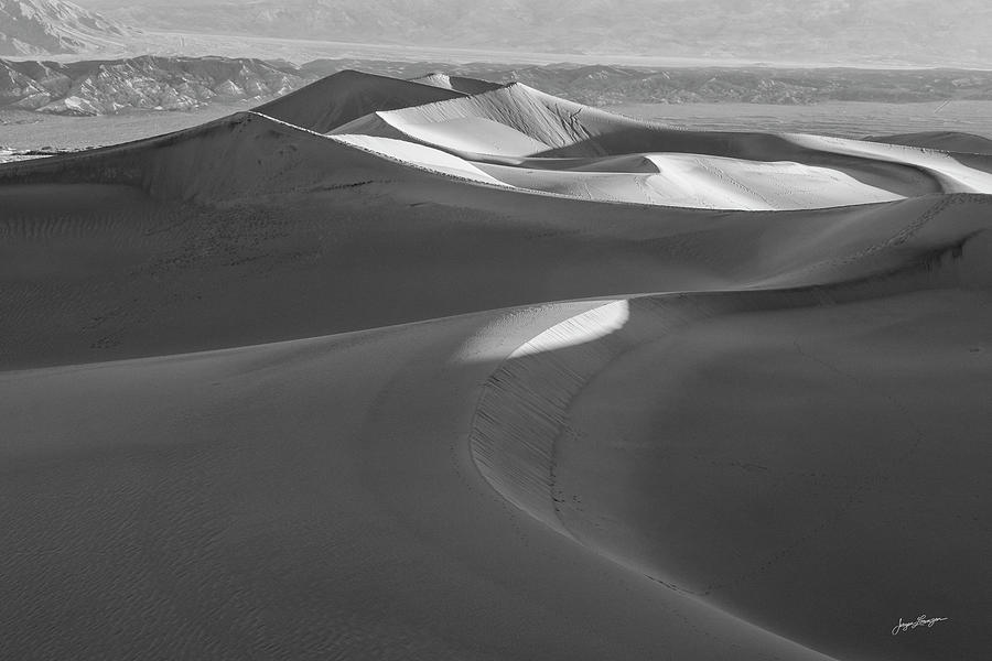 Monochrome Sand Dunes Photograph by Jurgen Lorenzen