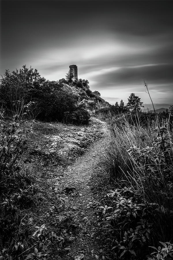 Monochrome Tower - Tower of Caprona, monochrome long exposure by Matteo Viviani Monochrome Tower - Tower of Caprona, monochrome long exposure by Matteo Viviani
