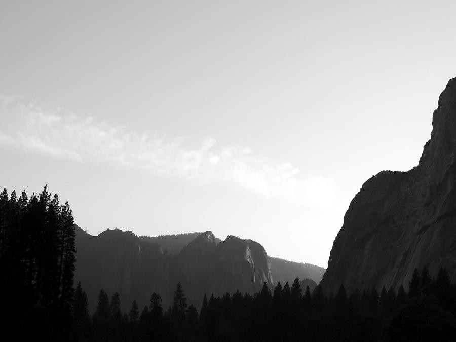 Monochrome Yosemite Photograph