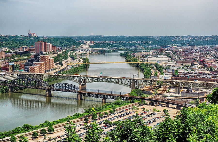 Monongahela Bridges Photograph By C H Apperson