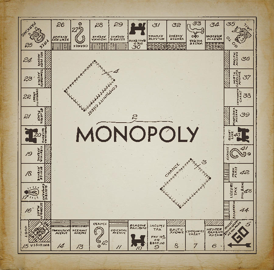 american monopoly board