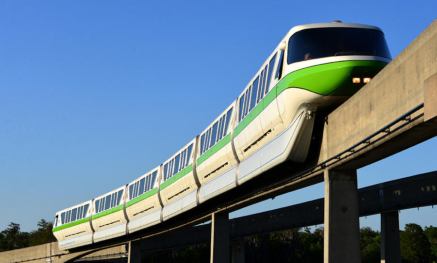 Monorail Green Photograph by David Lee Thompson