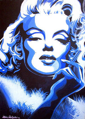 Monroe Painting by Lelia DeMello