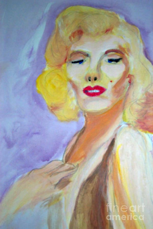 Monroe Painting by Stanley Morganstein