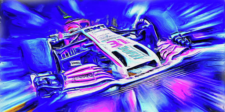 Force India Digital Art - Monsieur #31 -  Esteban Ocon by Jean-Louis Glineur alias DeVerviers