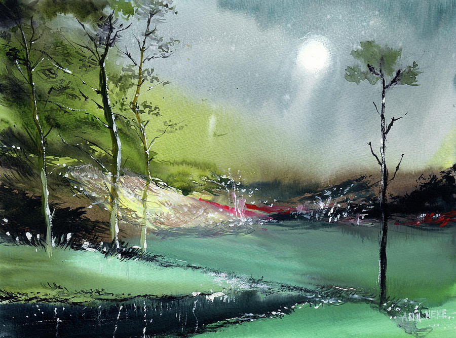 Monsoon 2018 R Painting by Anil Nene