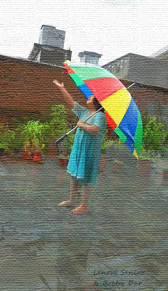 Monsoon Season Mixed Media by Lenore Senior