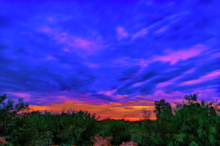 Monsoon Sunset h43 Photograph by Mark Myhaver