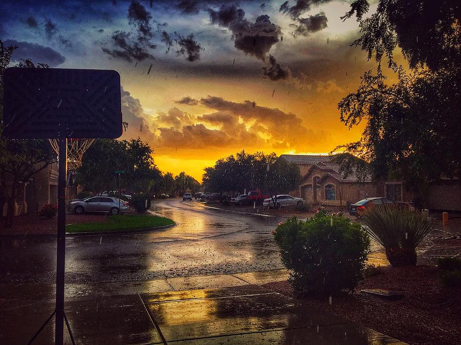 Monsoon Sunset  Photograph by Melanie Lankford Photography