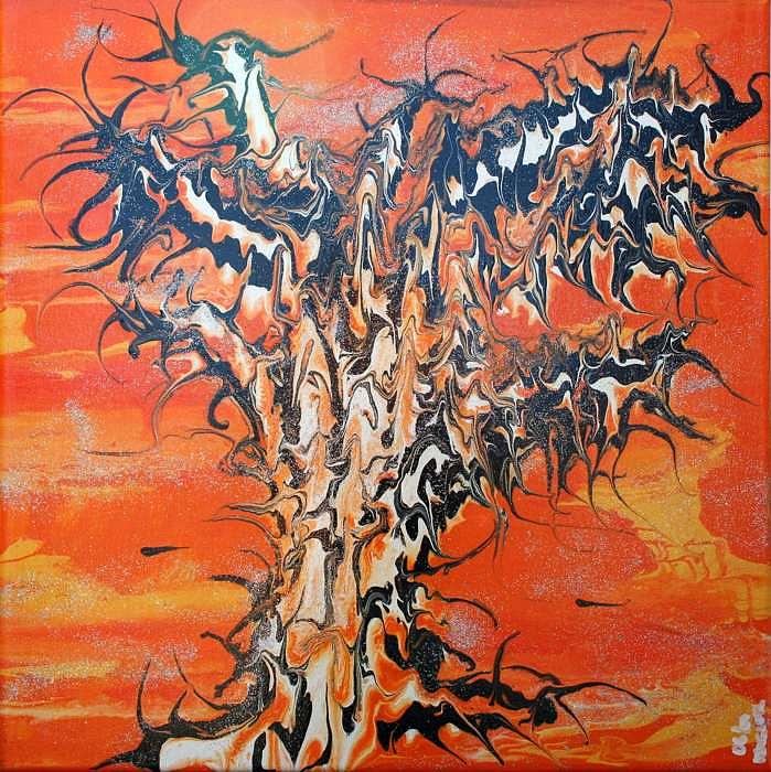Monster Tree Painting by Michael Reiner