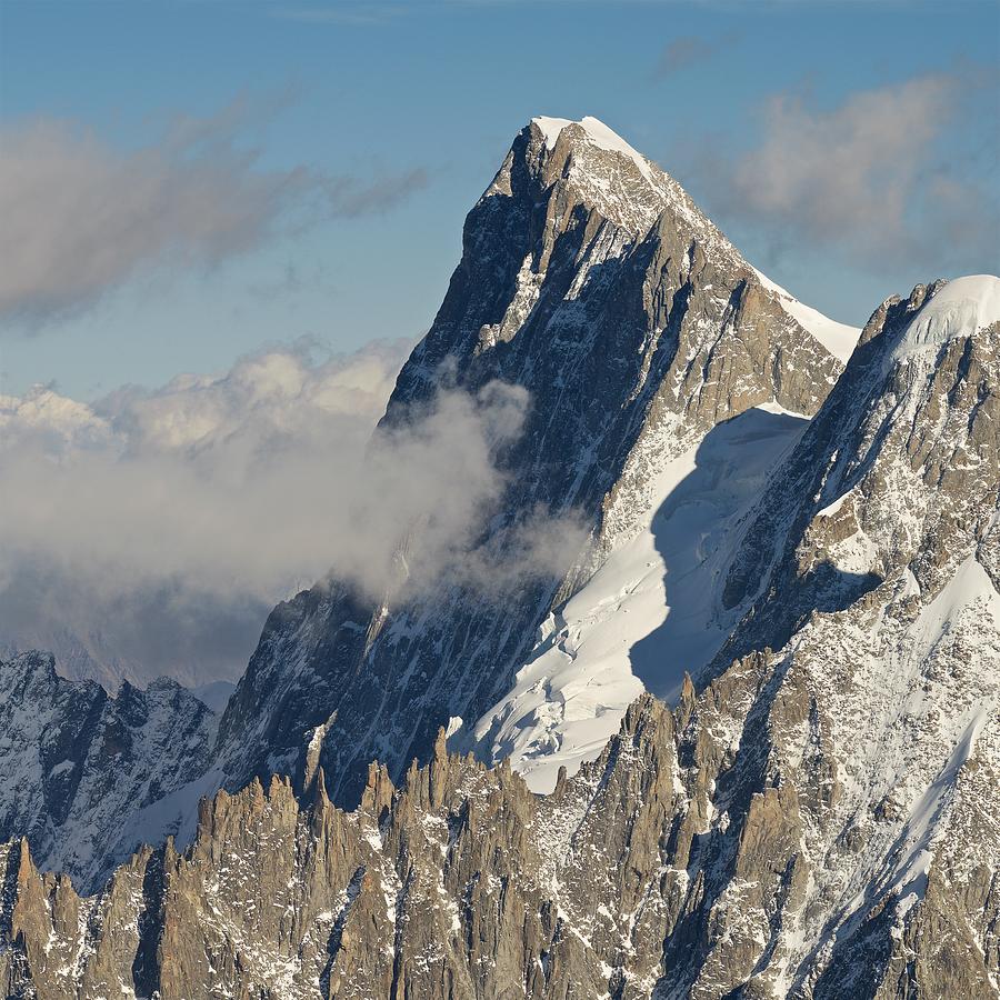 Mont Blanc Du Tacul Photograph by Stephen Taylor