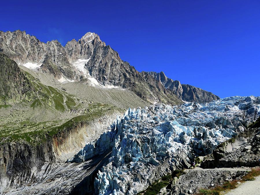 Mont Blanc - Foot Of Glacier Photograph