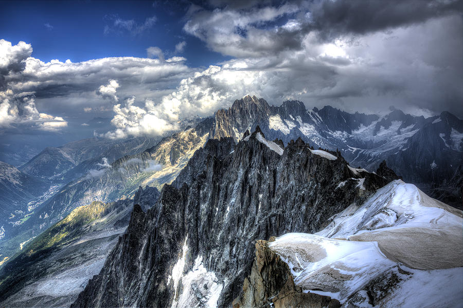 Mont Blanc near Chamonix in French Alps Photograph by Shawn Everhart