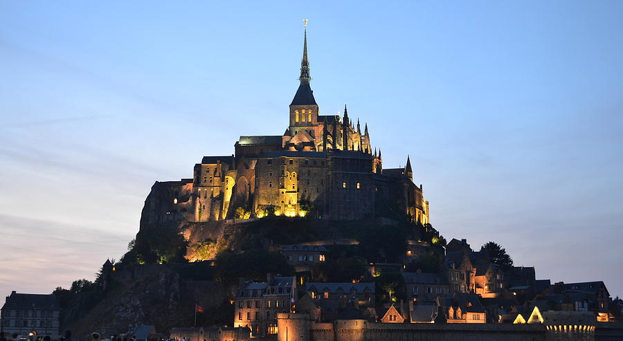 Mont Saint-Michel Photograph by Ann and John Cinnamon - Fine Art America