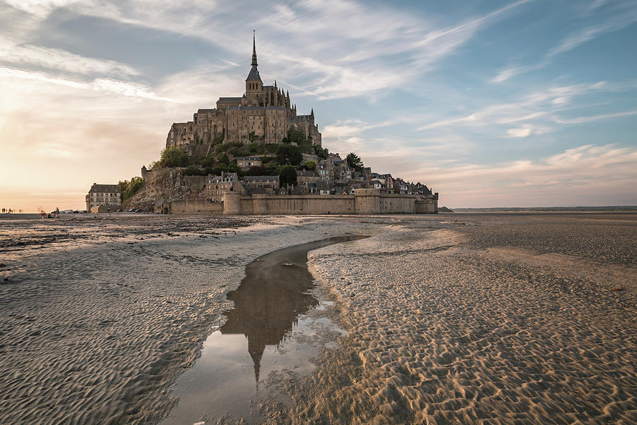 Mont Saint Michel Photograph by Eddie Olsen - Fine Art America