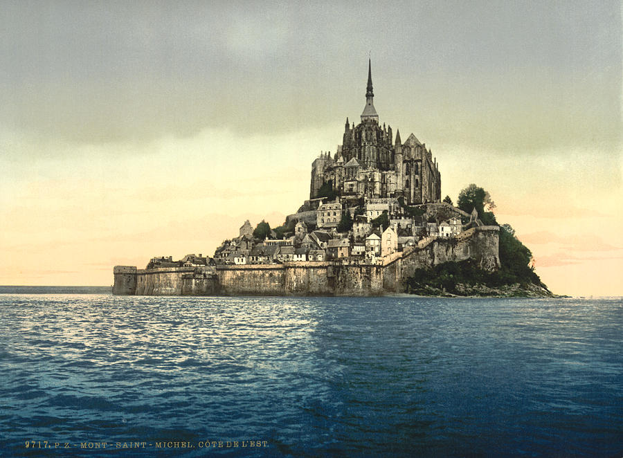 Mont Saint-Michel - Normandy, France Photograph by War Is Hell Store