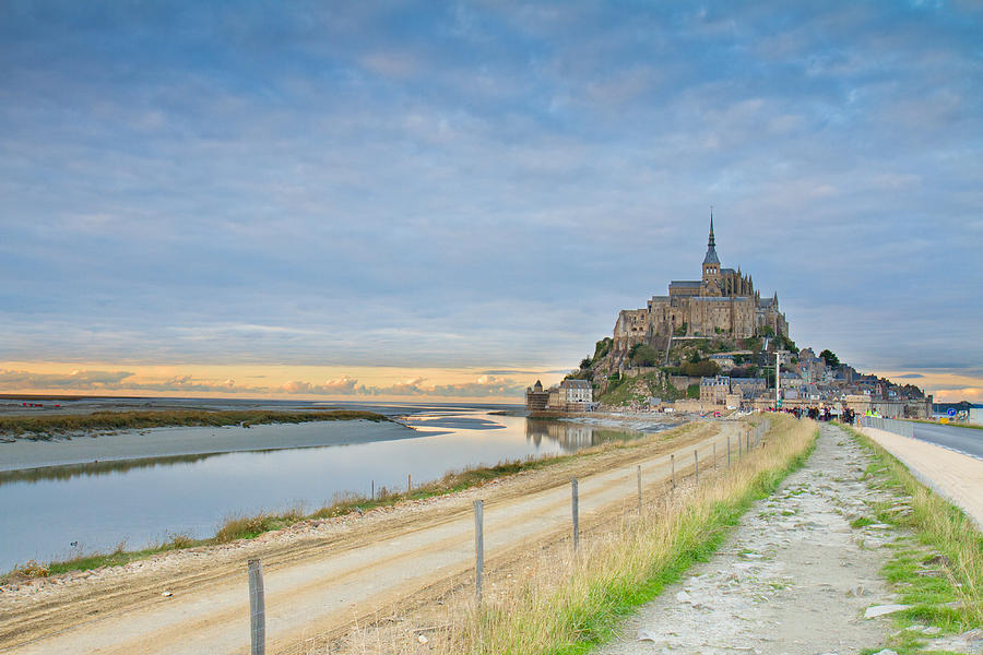 Mont St Michel at Sunset  Photograph by Anastasy Yarmolovich