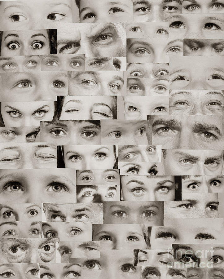 Montage Of Eyes, C.1960s Photograph by H. Armstrong Roberts/ClassicStock