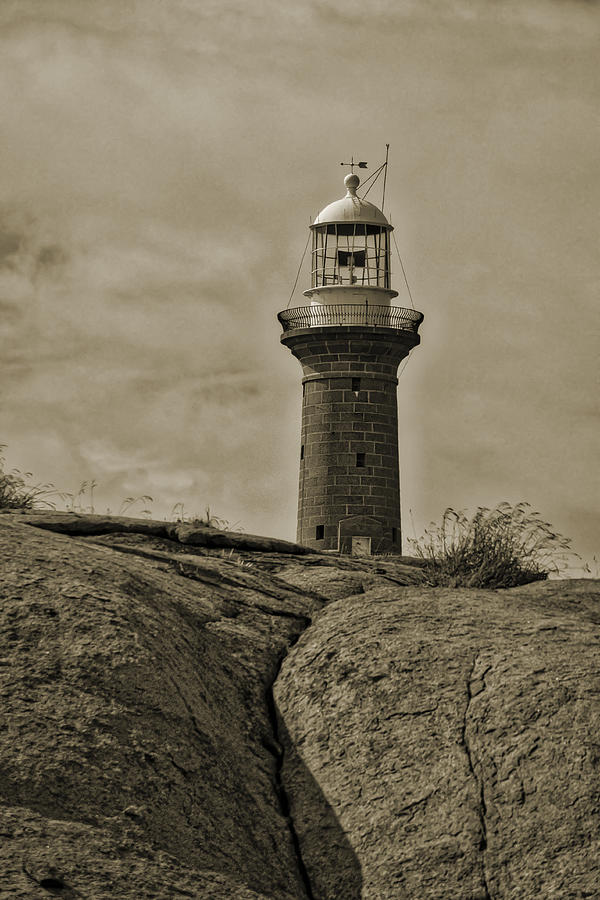 Montague Island Lighthouse - NSW - Australia Photograph by Steven Ralser
