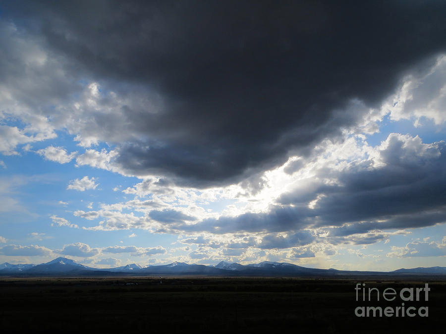 Mountain Photograph - Montana Cloudscape by Rachel Morrison