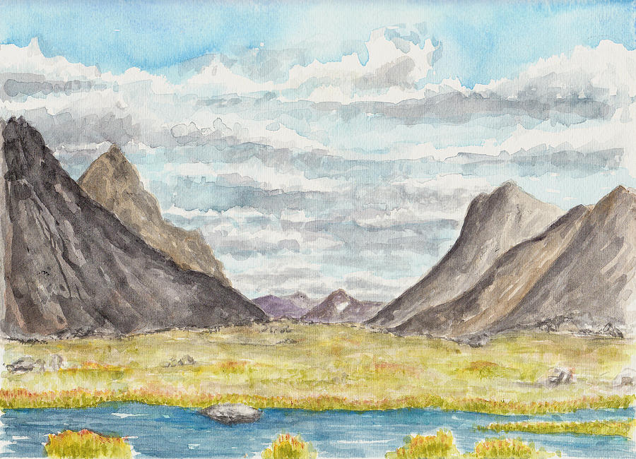 Montana Glacier National Park Painting by Joe Michelli