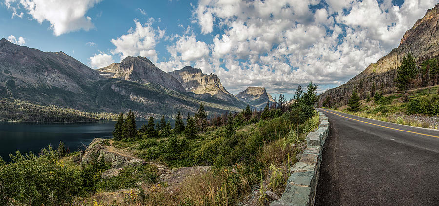 Montana Going to the Sun Road Cloudy Day Photograph by John McGraw