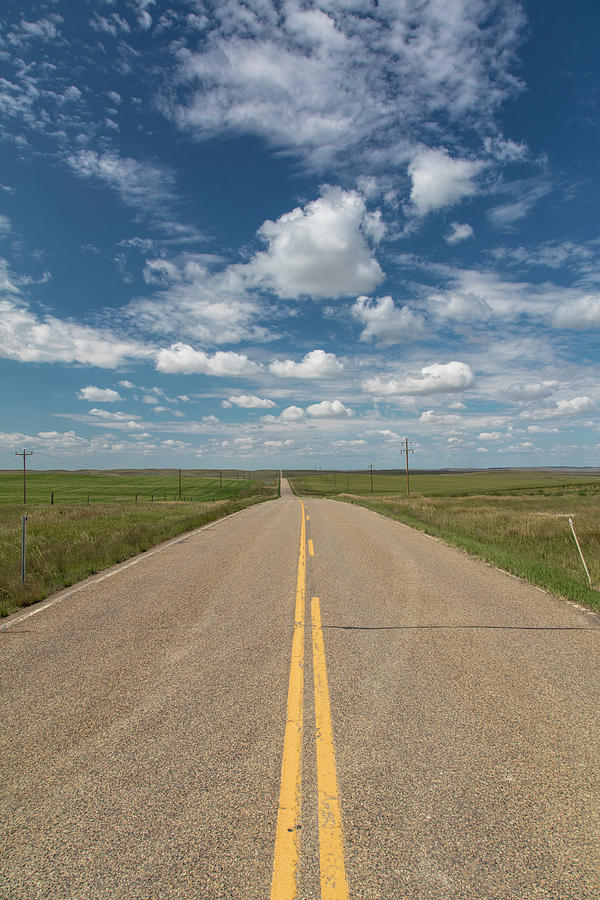 Montana Lonely Road Photograph by John McGraw